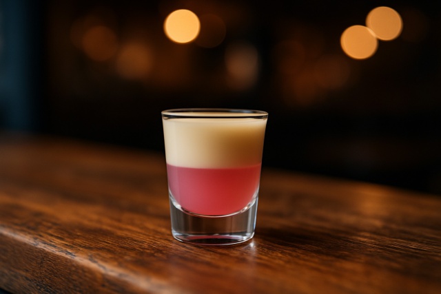 Pink White Shooters with Simple Ingredients to Try at Home
