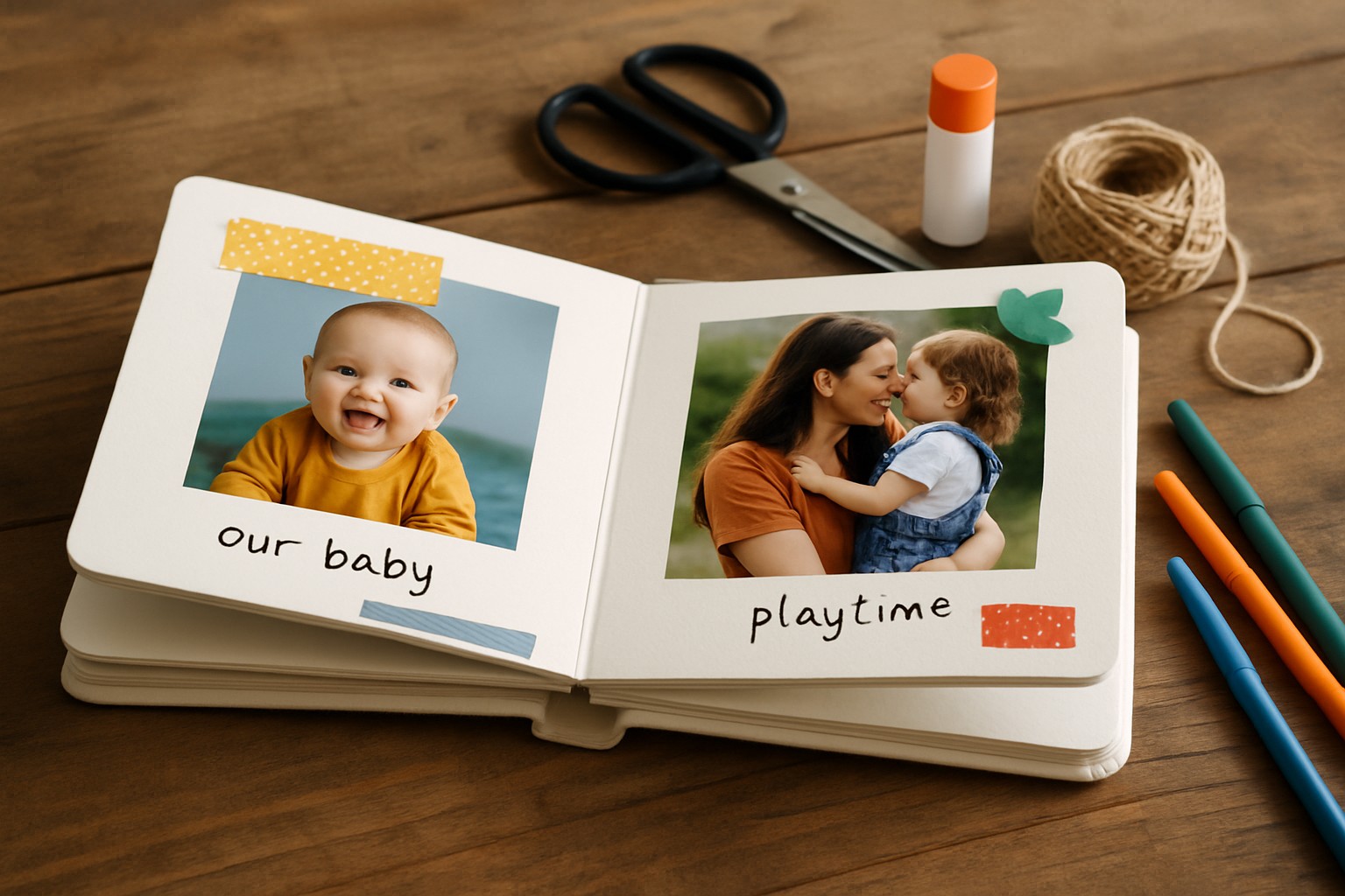 Creating Your Own Photo Board Book Without Special Tools