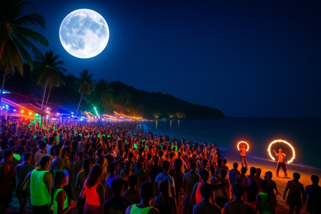 Full Moon Thailand 2025 - Party Dates and Locations