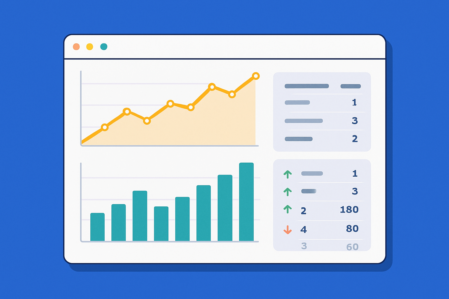 Ahrefs dashboard interface displaying rank tracking analytics, keyword positions, and performance charts
