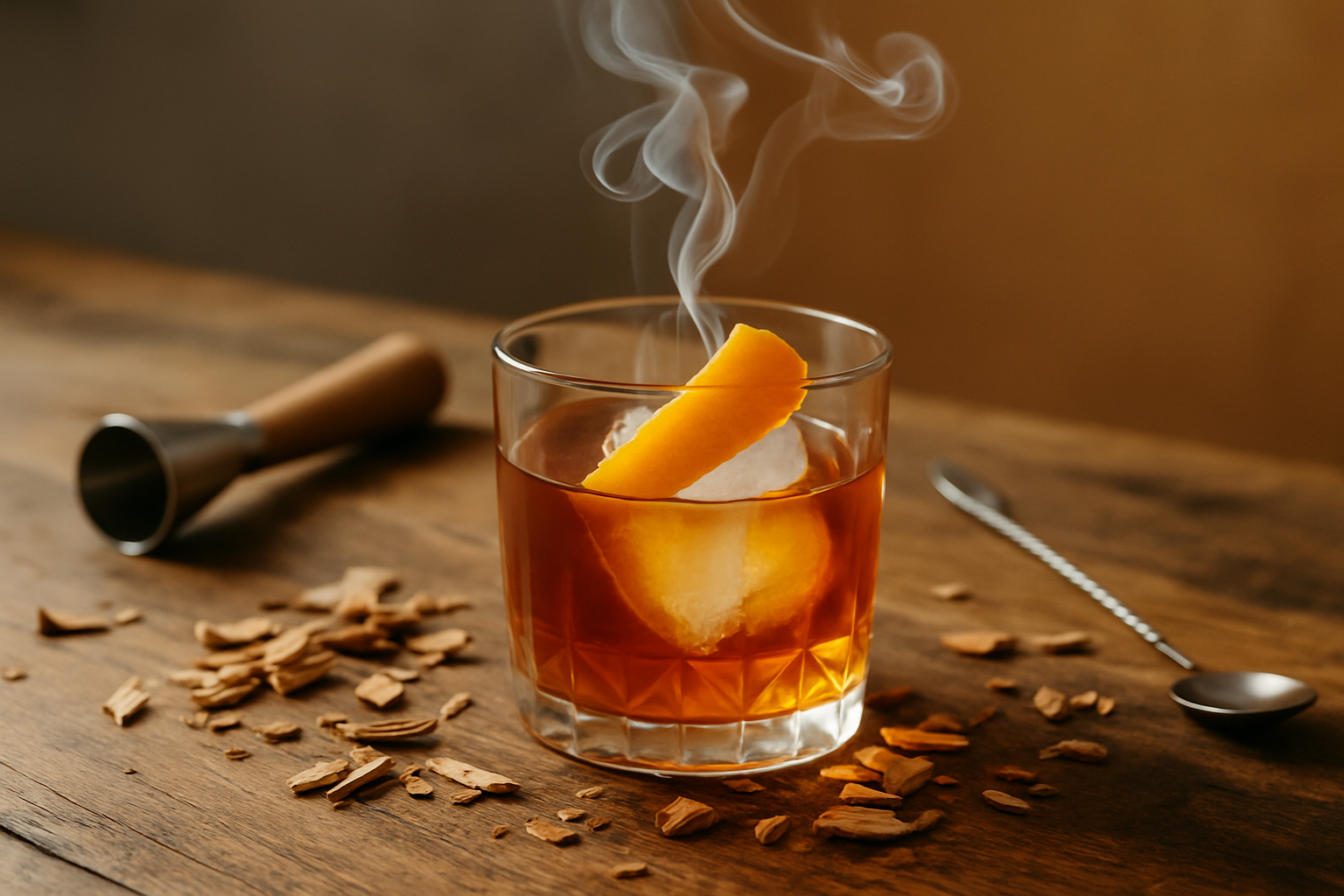 Smoked Old Fashioned Cocktail Recipe Without Special Tools
