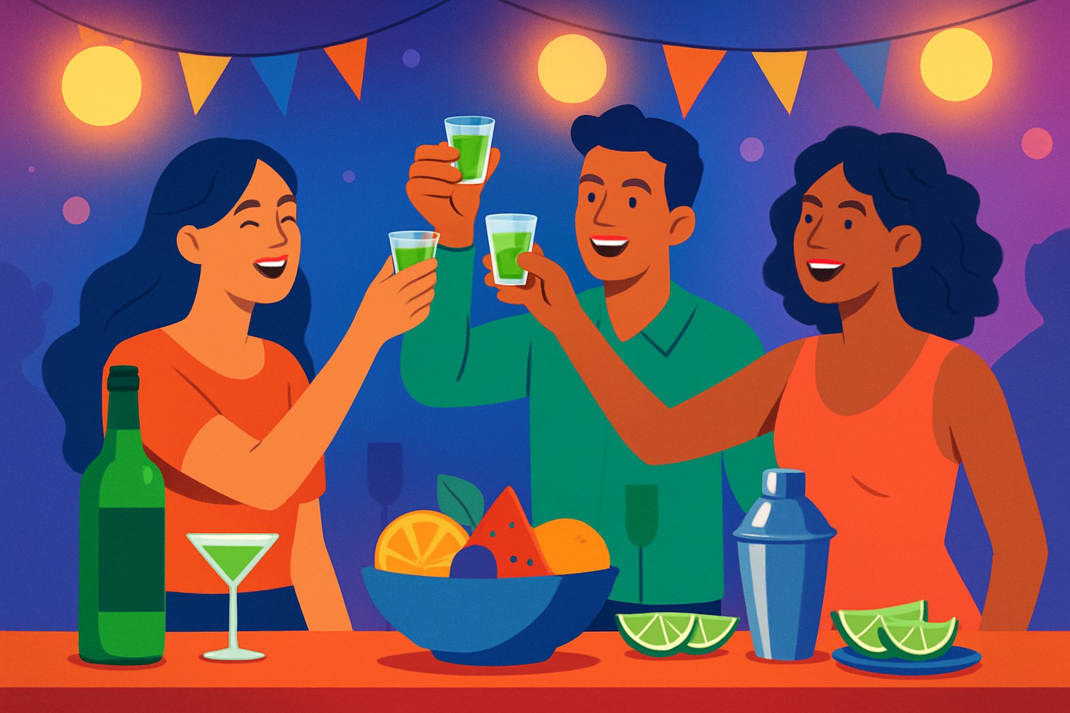 Quick Party Shots with Midori Anyone Can Make