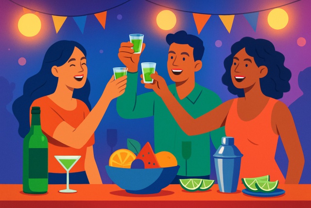 Quick Party Shots with Midori Anyone Can Make
