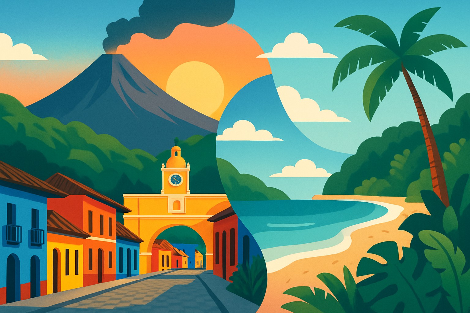 Two Week Central America Travel Itinerary for First Time Visitors