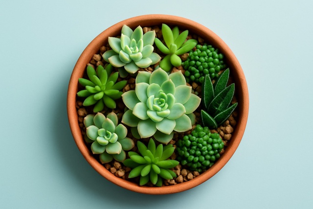 How to Arrange Succulent Plants in a Bowl for Growth
