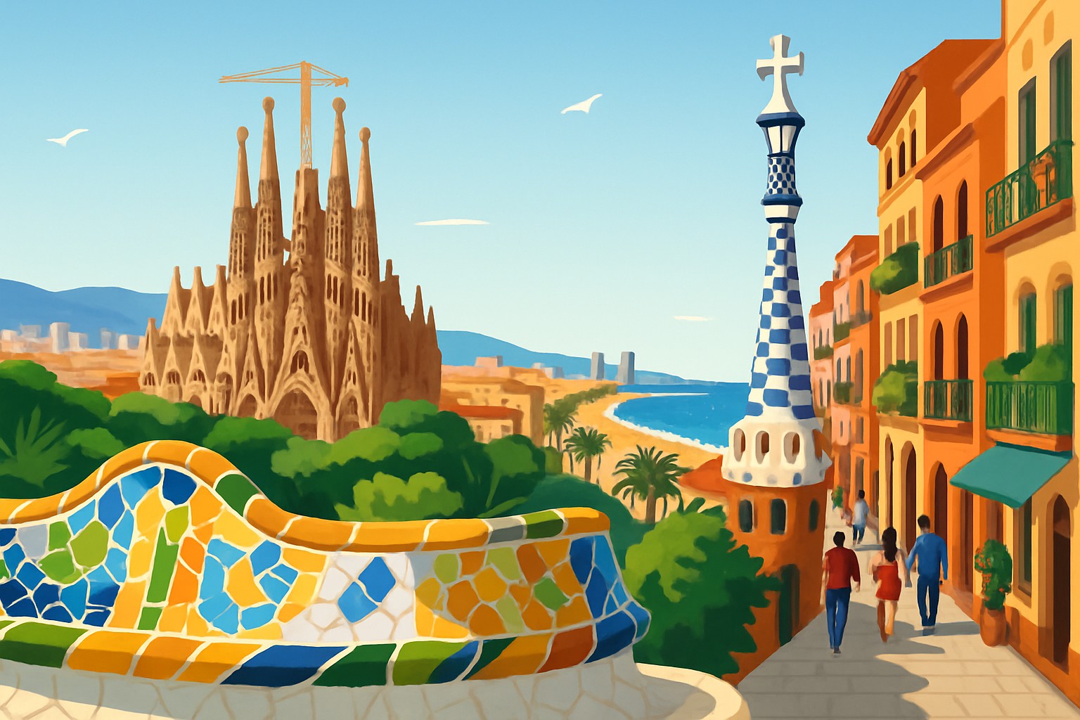 Barcelona in Four Days (Including Beach and Tapas)