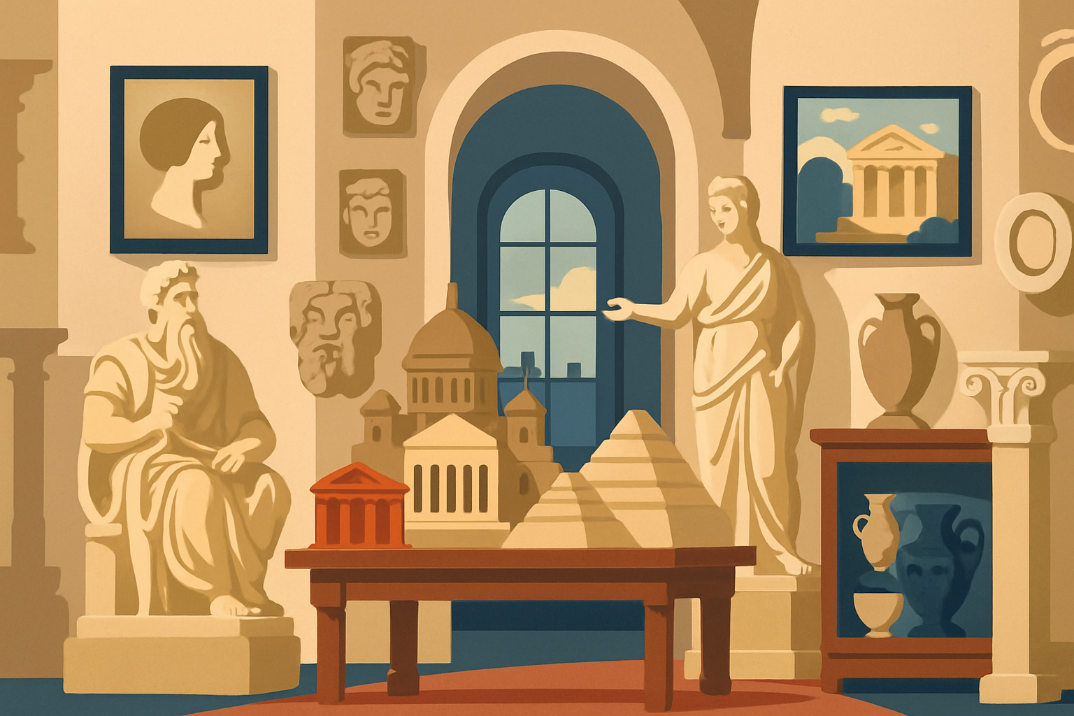 The intriguing and eclectic interiors of Sir John Soane’s Museum, showcasing architectural and artistic treasures.