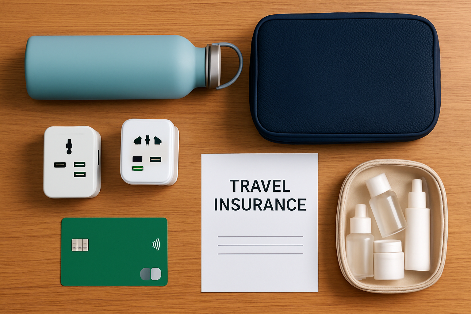 Smart money-saving travel essentials ready for a Europe trip